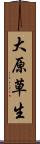 大原草生 Scroll