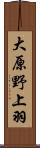 大原野上羽 Scroll