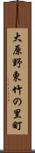 大原野東竹の里町 Scroll