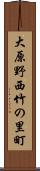 大原野西竹の里町 Scroll