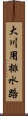 大川用排水路 Scroll