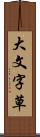 大文字草 Scroll