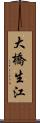 大橋生江 Scroll