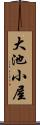 大池小屋 Scroll
