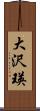 大沢瑛 Scroll