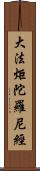 大法炬陀羅尼經 Scroll