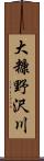 大糠野沢川 Scroll