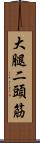 大腿二頭筋 Scroll