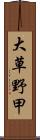 大草野甲 Scroll