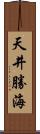 天井勝海 Scroll