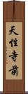 天性寺前 Scroll