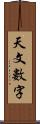 天文數字 Scroll