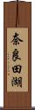 奈良田湖 Scroll