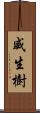 威生樹 Scroll