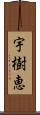 宇樹恵 Scroll