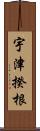 宇津揆根 Scroll
