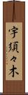 宇須々木 Scroll
