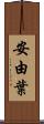 安由葉 Scroll