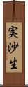 実沙生 Scroll