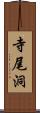 寺尾洞 Scroll