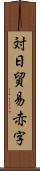 対日貿易赤字 Scroll
