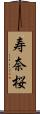 寿奈桜 Scroll