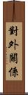 對外關係 Scroll