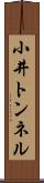 小井トンネル Scroll