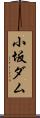 小坂ダム Scroll