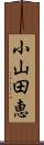 小山田恵 Scroll