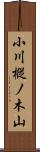 小川樅ノ木山 Scroll