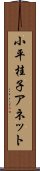 小平桂子アネット Scroll