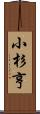小杉亨 Scroll