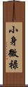 小身微禄 Scroll