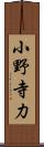 小野寺力 Scroll