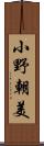 小野朝美 Scroll