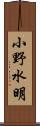 小野水明 Scroll