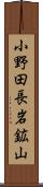 小野田長岩鉱山 Scroll
