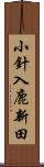 小針入鹿新田 Scroll