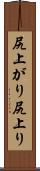 尻上がり Scroll