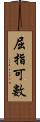 屈指可數 Scroll
