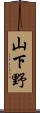 山下野 Scroll