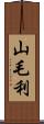 山毛利 Scroll