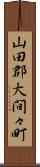 山田郡大間々町 Scroll