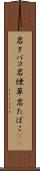 岩タバコ Scroll