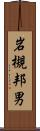 岩槻邦男 Scroll