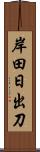 岸田日出刀 Scroll