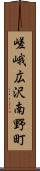 嵯峨広沢南野町 Scroll