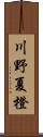 川野夏橙 Scroll