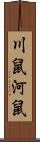 川鼠 Scroll
